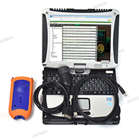 Electronic Data Link Diagnostic Tool for EDL V2 Construction Heavy Equipment Truck Diagnostic Scanner Tool with Cf19 laptop