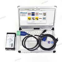 For New 2024 Holland Electronic Service Tools 9.9 EST Engineering level and White DPA5 diagnostic kit with CF C2 laptop