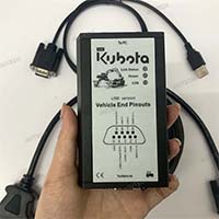 For Kubota Takeuchi Diagmaster Data Link Adapter with 4 PIN diagnostic Cable Construction agriculture diagnostic tool