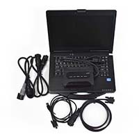 Heavy Duty for Doosan Diagnostic Scanner kit uvim Communication Interface Forklift Excavator Loader with CF53 laptop