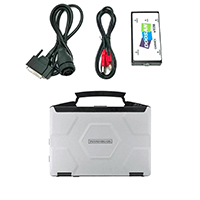 for doosan Uvim Suitable For Multiple Languages Diagnostic Kit Engine Detector Diagnostic Tool CF54 laptop