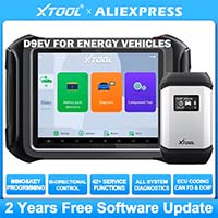 XTOOL D9EV D9 EV Car Diagnostic tools for Tesla / BYD Energy Vehicles with Battery Pack Detection Active Test, Topology Mapping