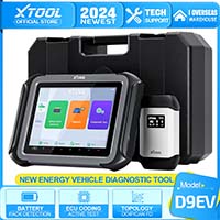 XTOOL D9EV All System Car Diagnostic Tools For Energy Vehicle ECU Coding DOIP CANFD For Tesla Battery Pack Detection 42+ Reset