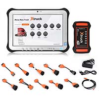 XTRUCK Y009 HDD WITH FZ G1 TABLET FULL SET HEAVY DUTY TRUCK DIAGNOSTIC KIT