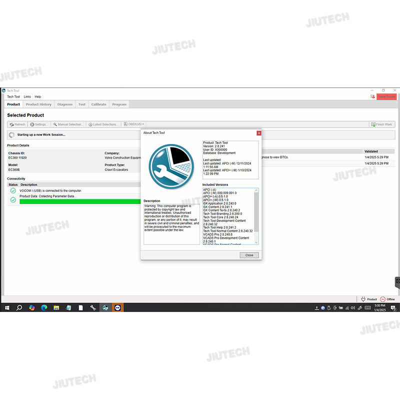 Newest 2024 Premium Tech Tool For Volvo PTT 2.8.241 Software+Devtool+ACPI Plus Installation & Activation Service