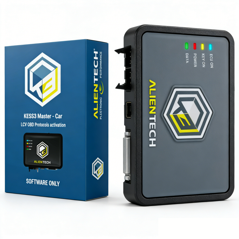 Alientech KESS3 Master Chip Tuning Repair Cloning Tool with Car & LCV OBD Protocols Activation All-in-One Hardware with Software License