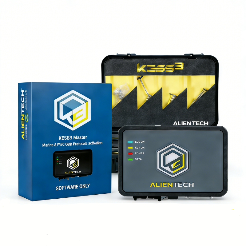 Alientech KESS3 Master Kit with OBD Software License for Marine Engine Boat and PWC Watercraft ECU Programming Tuning and Diagnostics